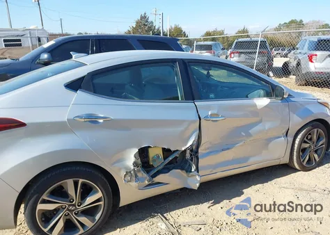 2015 Hyundai Elantra Limited из США, поврежденный, VIN 5NPDH4AE1FH621982